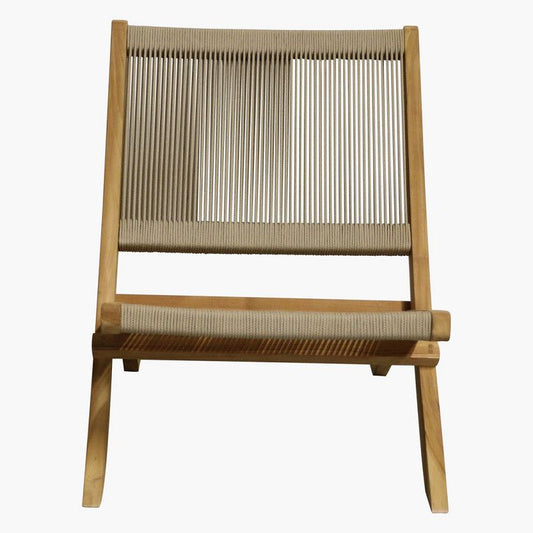 Rope Folding Lounge Chair