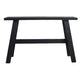 Black Bus Stop Bench (Large)