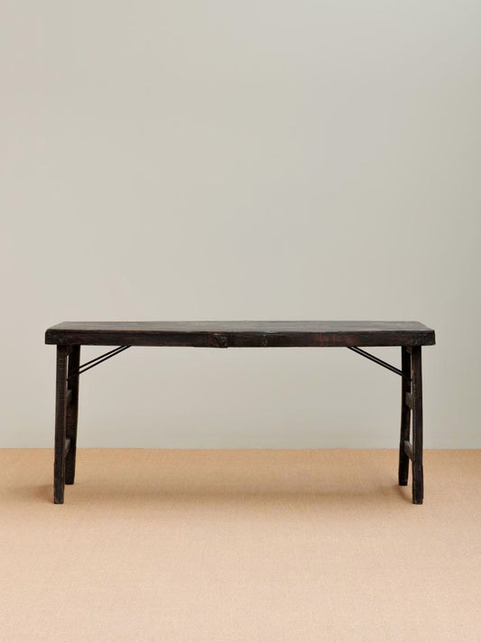 Large Black Folding Console