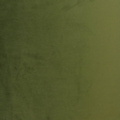 Amber Glass Lamp with Olive Velvet Shade