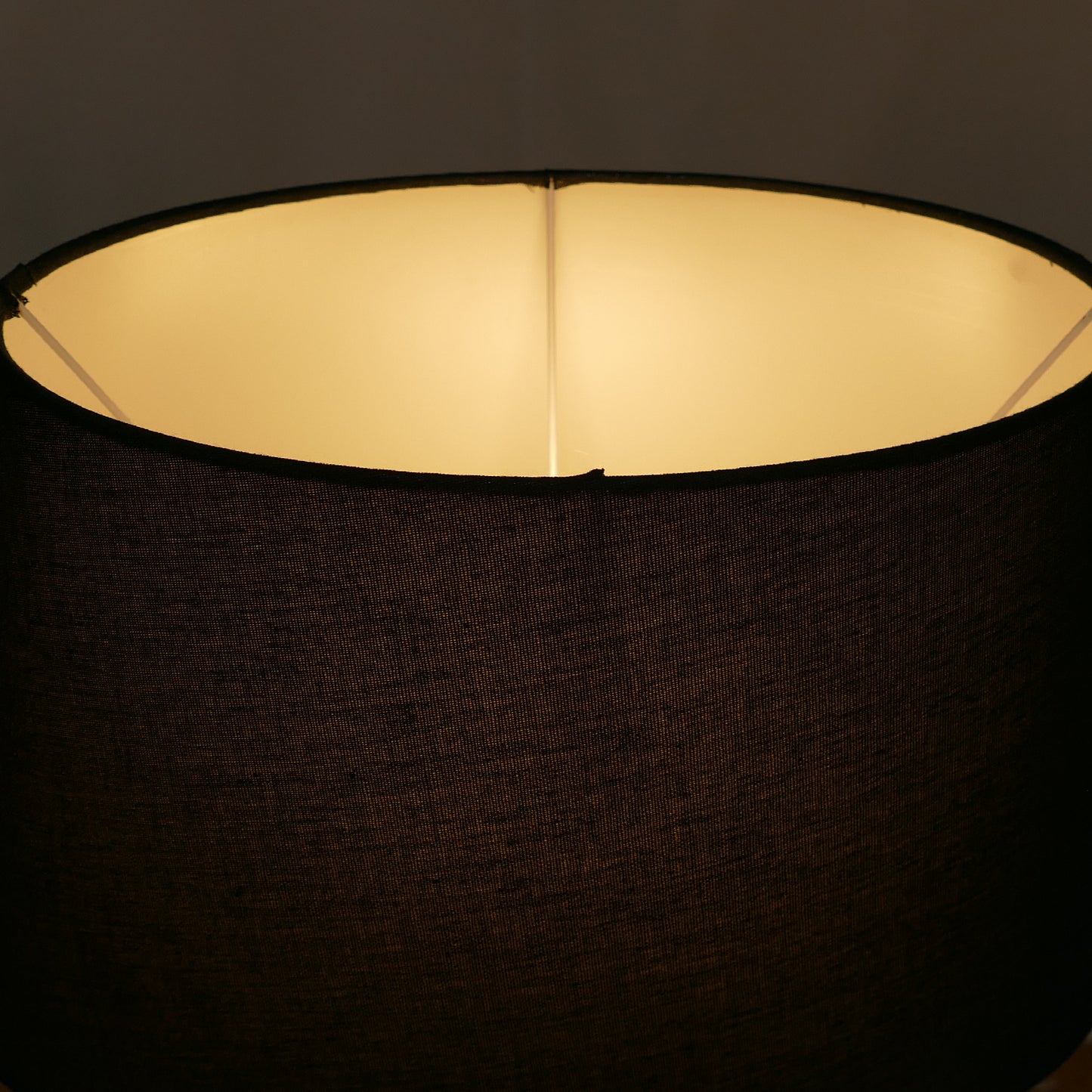 Wooden Horse Head Table Lamp with Dark Shade