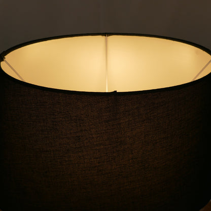 Wooden Horse Head Table Lamp with Dark Shade