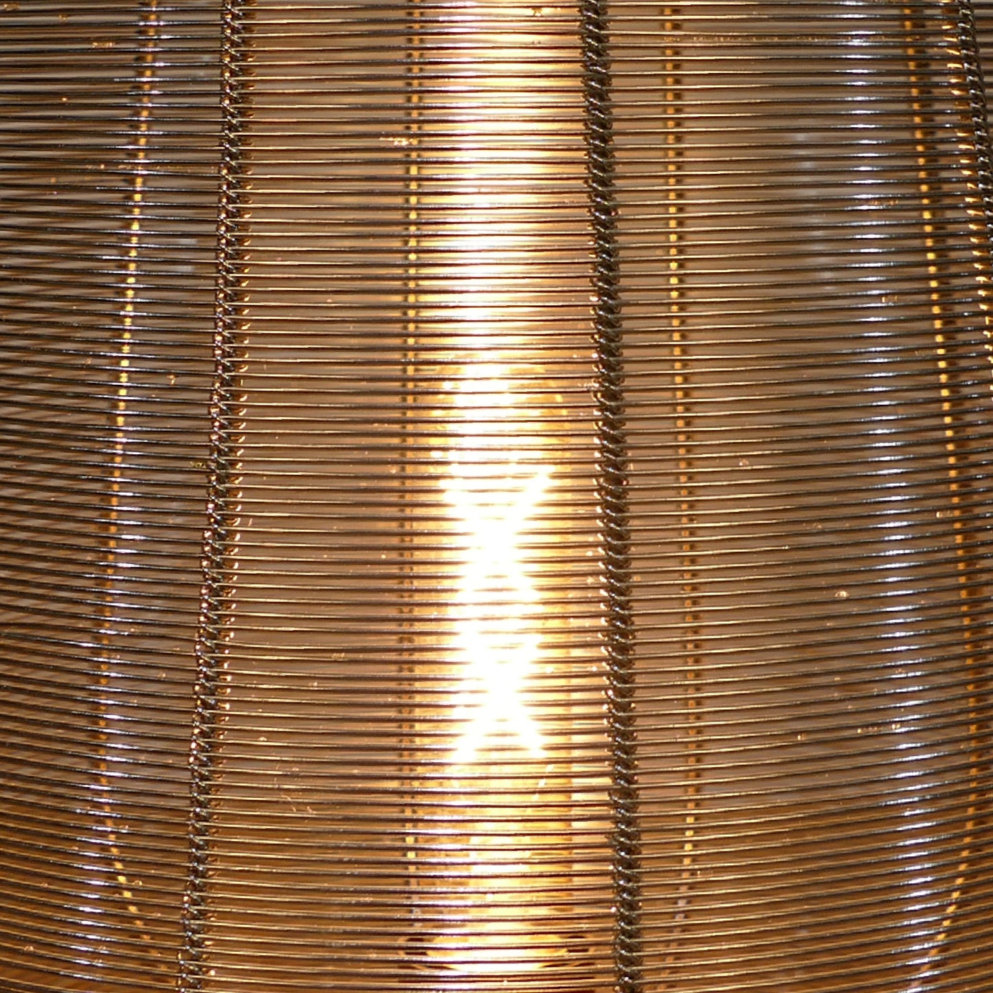 Silver Wire Lantern Table Lamp