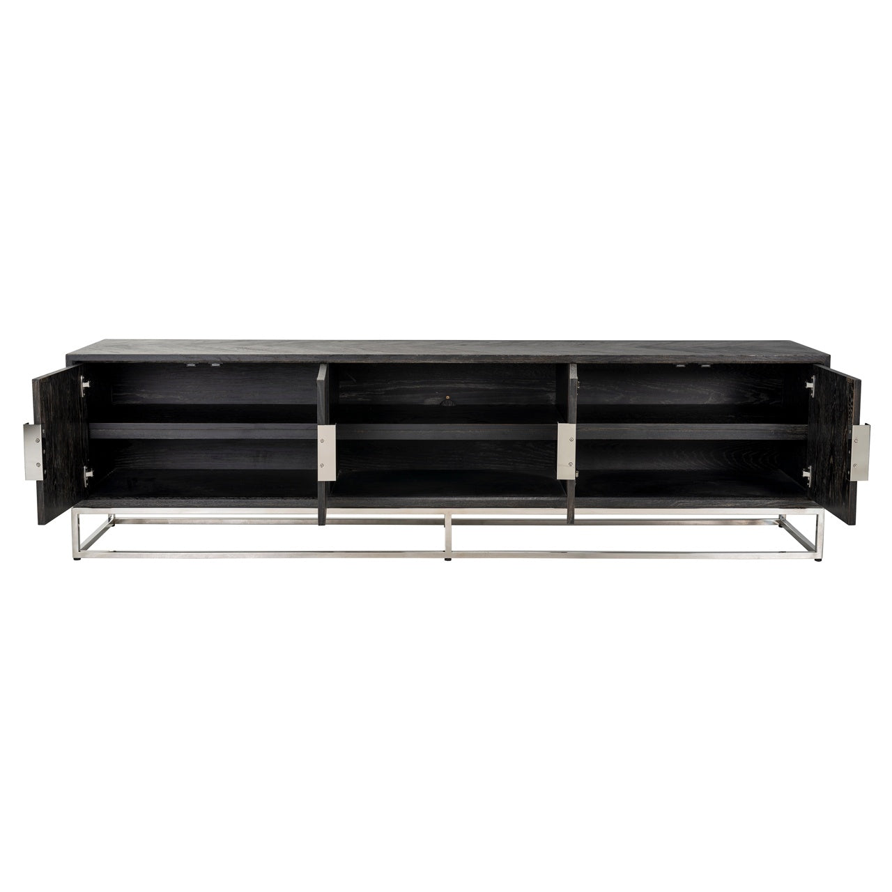 Blackbone Silver TV Unit 220