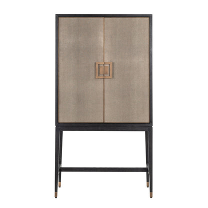 Bloomville Bar Cabinet Gold