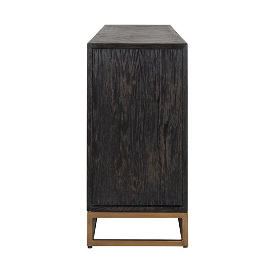 Blackbone 4 Door Sideboard Gold