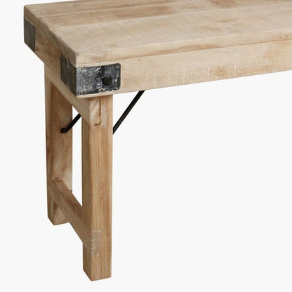 Limewash Folding Bench – 120 cm & 160 cm