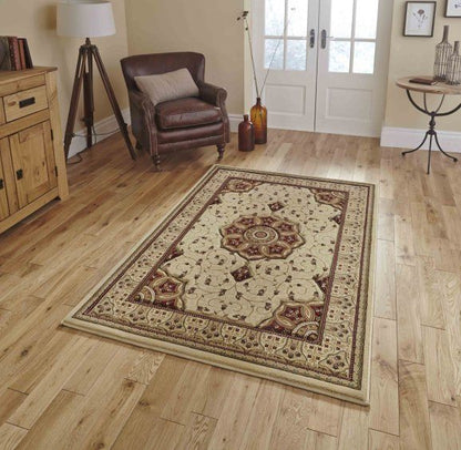 Heritage 4400 Cream Red Rug