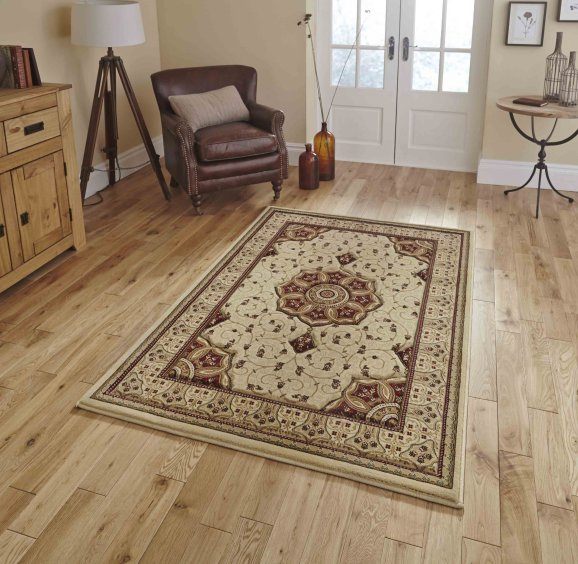 Heritage 4400 Cream Red Rug