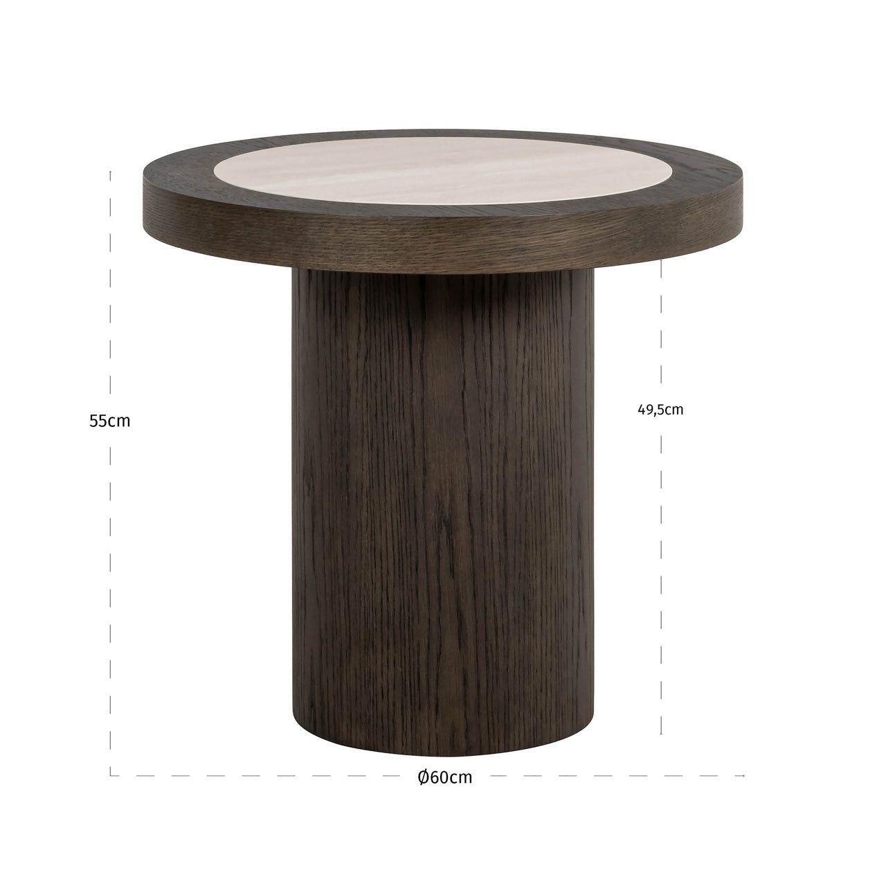 Nando Brown End Table