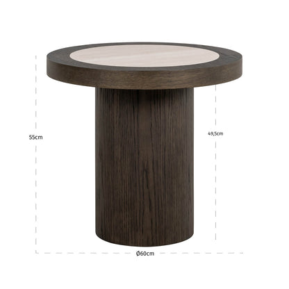 Nando Brown End Table