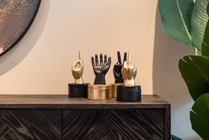 Blackbone 4 Door Sideboard Gold