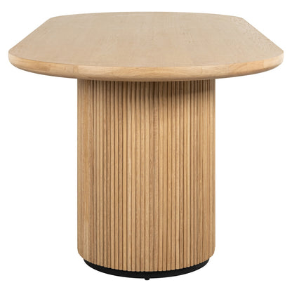 Belfort Natural Oak Dining Table 240cm
