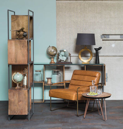 Makine Armchair with Square Armrests