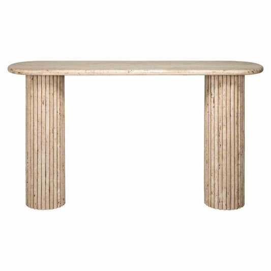 La Cantera Travertine Console Table