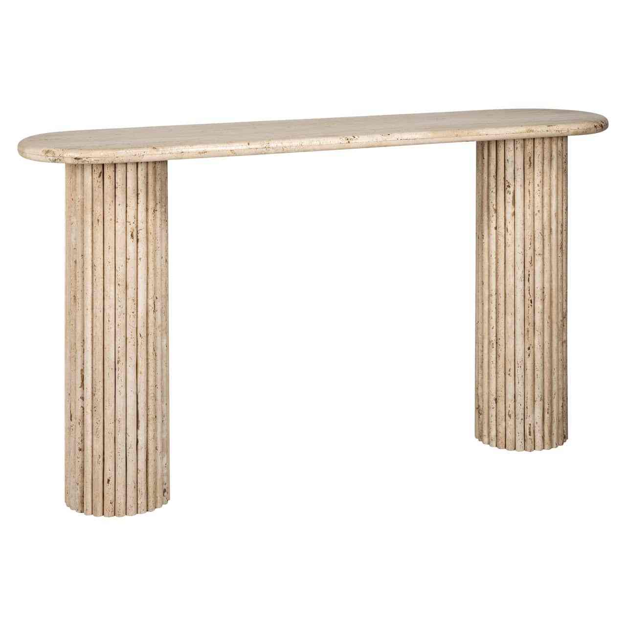 La Cantera Travertine Console Table