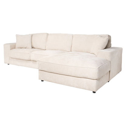 Santos Sofa – Niagara Beige (2.5-Seater + Lounge Right)
