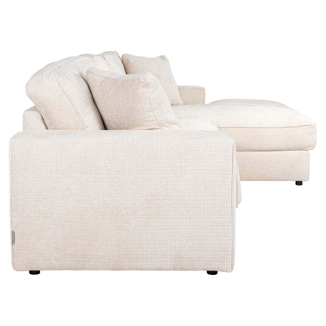 Santos Sofa – Niagara Beige (2.5-Seater + Lounge Right)