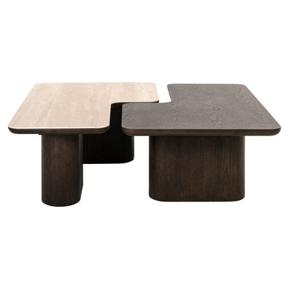 Nando Brown Coffee Table (Set of 2)