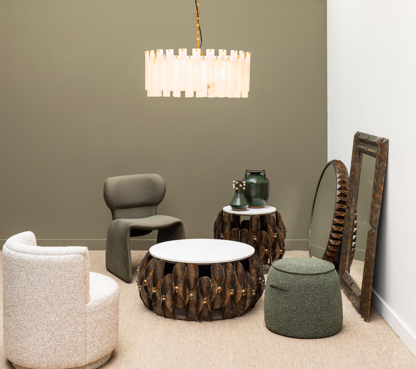 Lola Chair Curry & Khaki