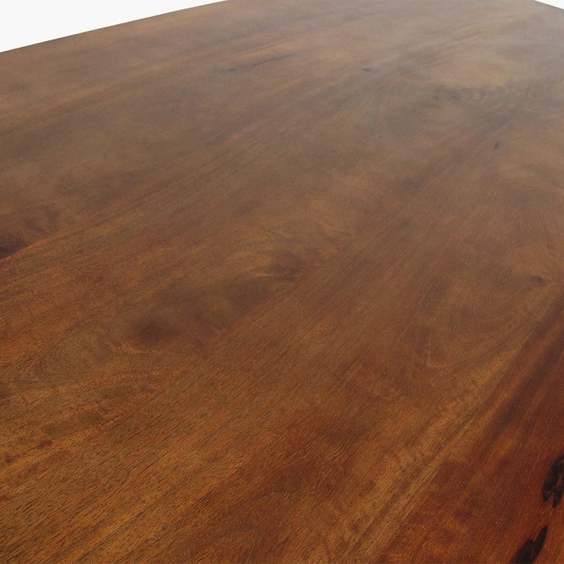 Bullnose Greek Cross Dining Table - Mango Wood