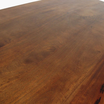 Bullnose Greek Cross Dining Table - Mango Wood