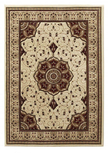 Heritage 4400 Cream Red Rug