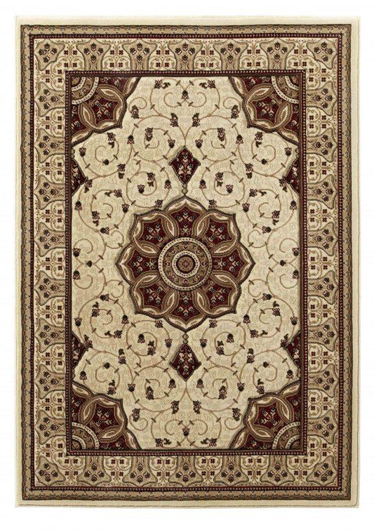 Heritage 4400 Cream Red Rug