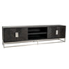 Blackbone Silver TV Unit 220