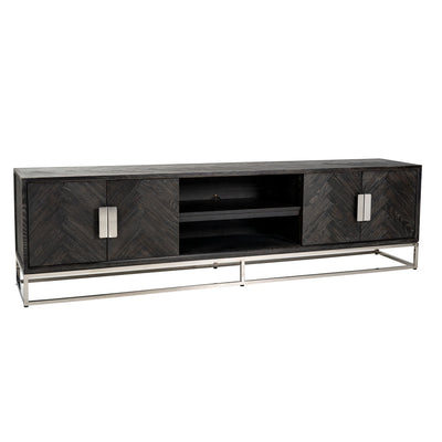 Blackbone Silver TV Unit 220