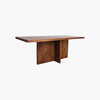 Bullnose Greek Cross Dining Table - Mango Wood