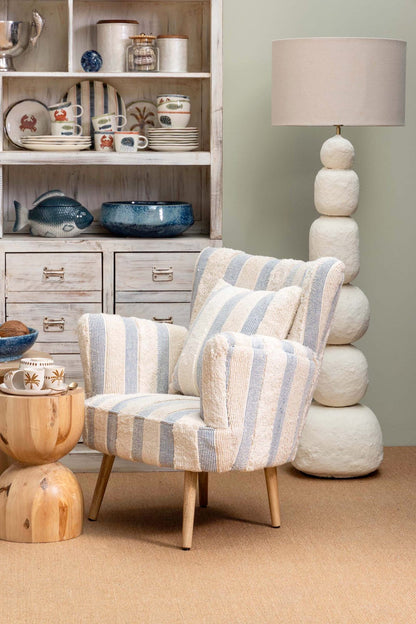 Harina Striped Armchair