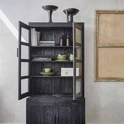 Hutch Cabinet Black