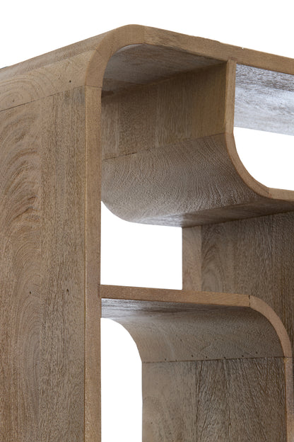 Labare Display Unit Grey-Dark Brown