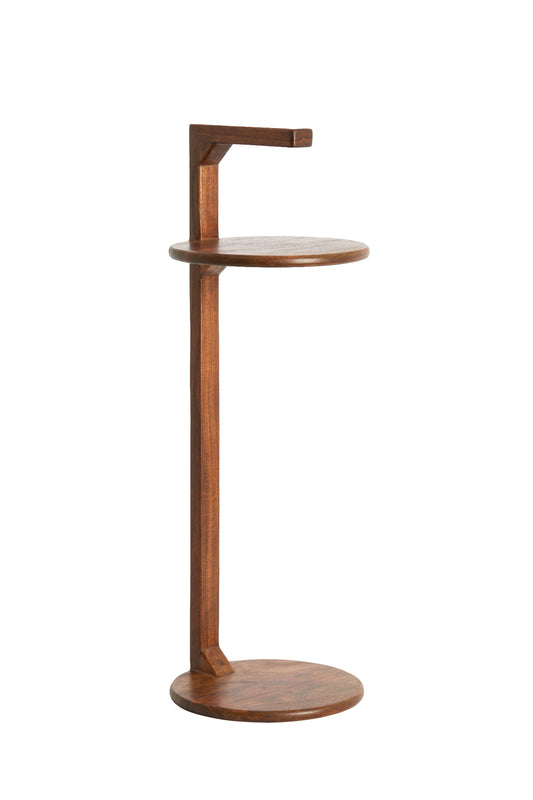 Delmino Acacia Wood Side Table