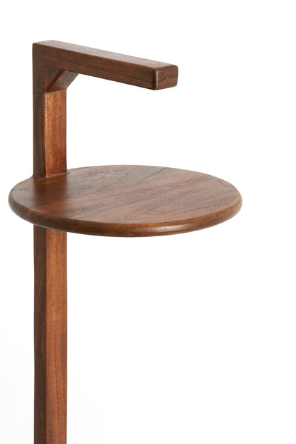 Delmino Acacia Wood Side Table