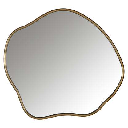 Allyson Brushed Gold Metal Mirror