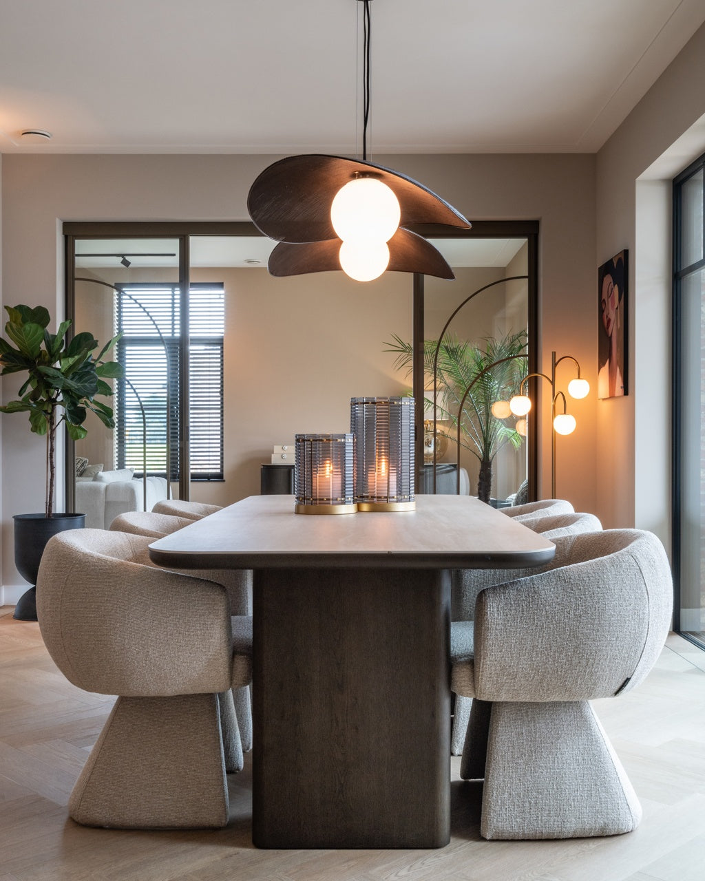 Nando Brown Dining Table 230 cm