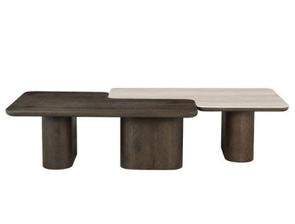 Nando Brown Coffee Table (Set of 2)