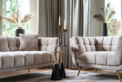 Huxley Khaki 1 Seater Sofa