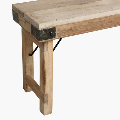 Limewash Folding Bench – 120 cm & 160 cm