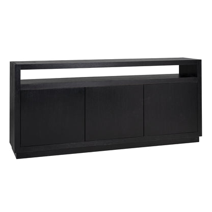 Oakura 3-Door Sideboard Black