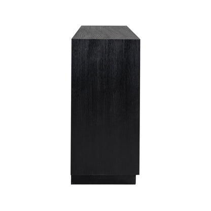 Oakura 3-Door Sideboard Black