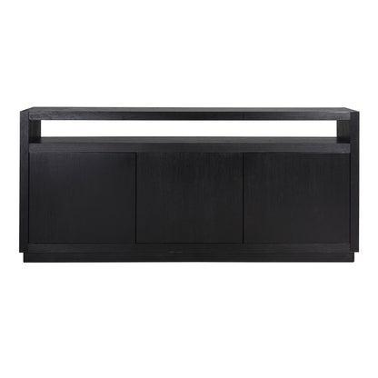 Oakura 3-Door Sideboard Black
