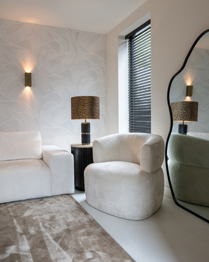 Aldon Black Metal Mirror