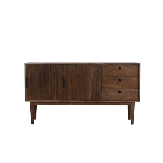 Bitika Wood Dark Brown Cabinet