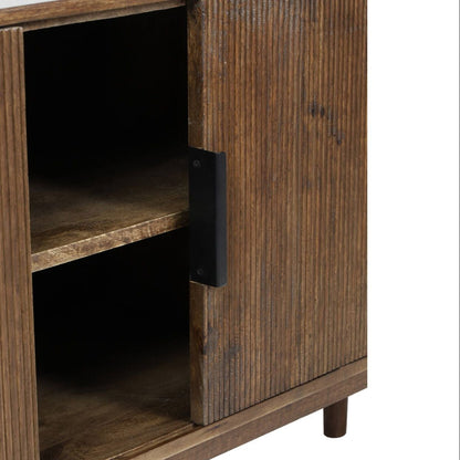 Bitika Wood Dark Brown Cabinet