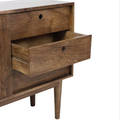 Bitika Wood Dark Brown Cabinet