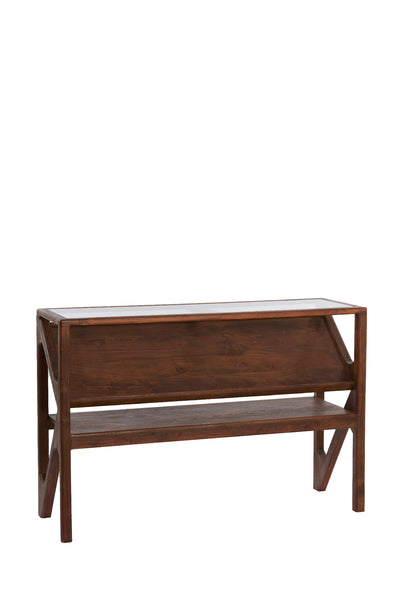 Yuki Acacia Wood & Glass Console Table