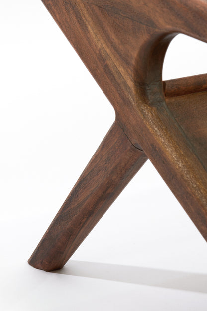 Yuki Acacia Wood & Glass Coffee Table